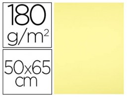 25h. cartulina Liderpapel 50x65cm. 180g/m² amarillo medio